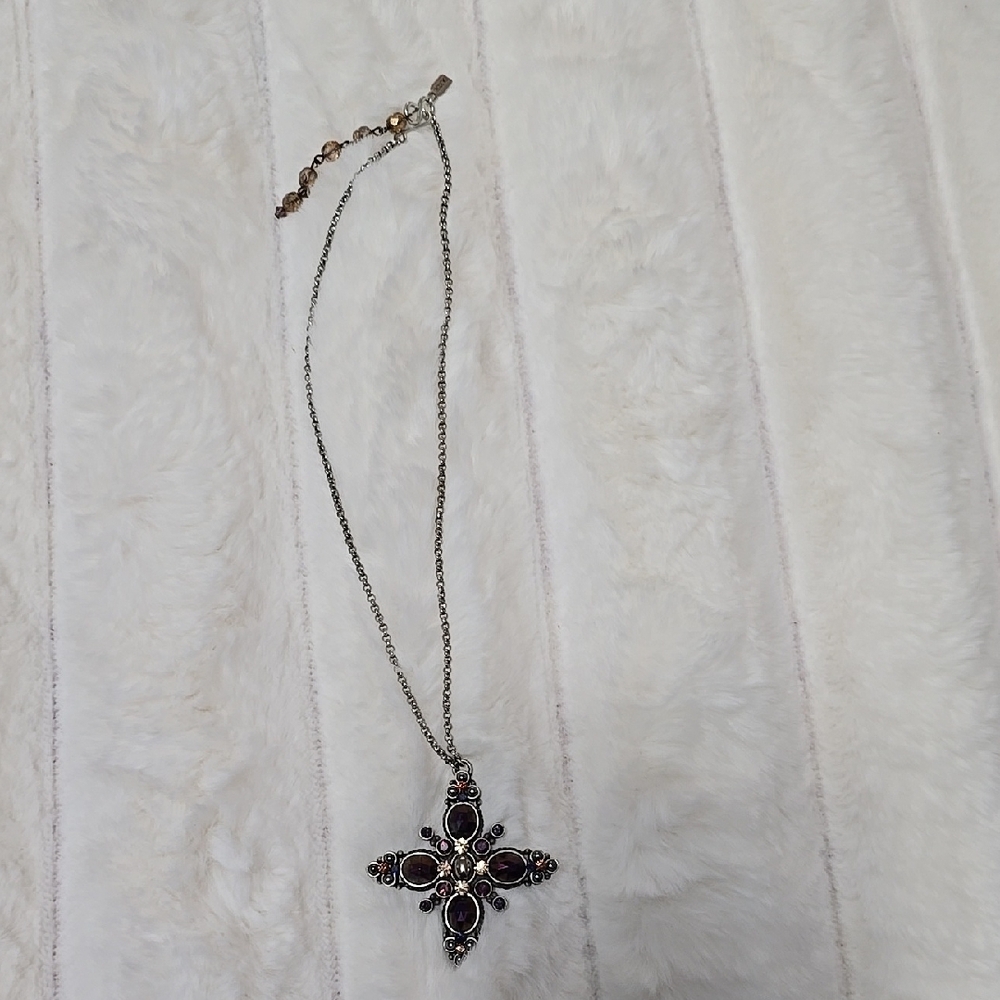 F.A.I.T.H Elegant Silver Cross Pendant Necklace
